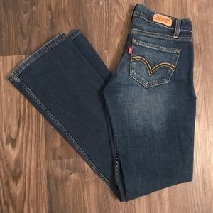 254 Levi’s Bootcut Too Superlow Jeans!